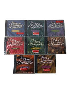 Sealed Lot Of 8 The Many Moods of Romance CD Time Life Collection New